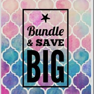 Bundle three items and get ten percent of :)